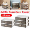 Nordic Inspired 2/3 Tier Storage Organizer - Multi-Functional Bathroom Rack - SuperSaverAU - view 1