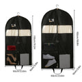 Durable 2pcs Clothes Dust Cover Storage Bag Organizer - 130CM with Clear Window - SuperSaverAU - view 3