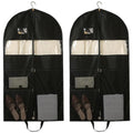 Durable 2pcs Hanging Closet Garment Dust Cover Storage Bag Clothes Protector 150CM - SuperSaverAU - view 5