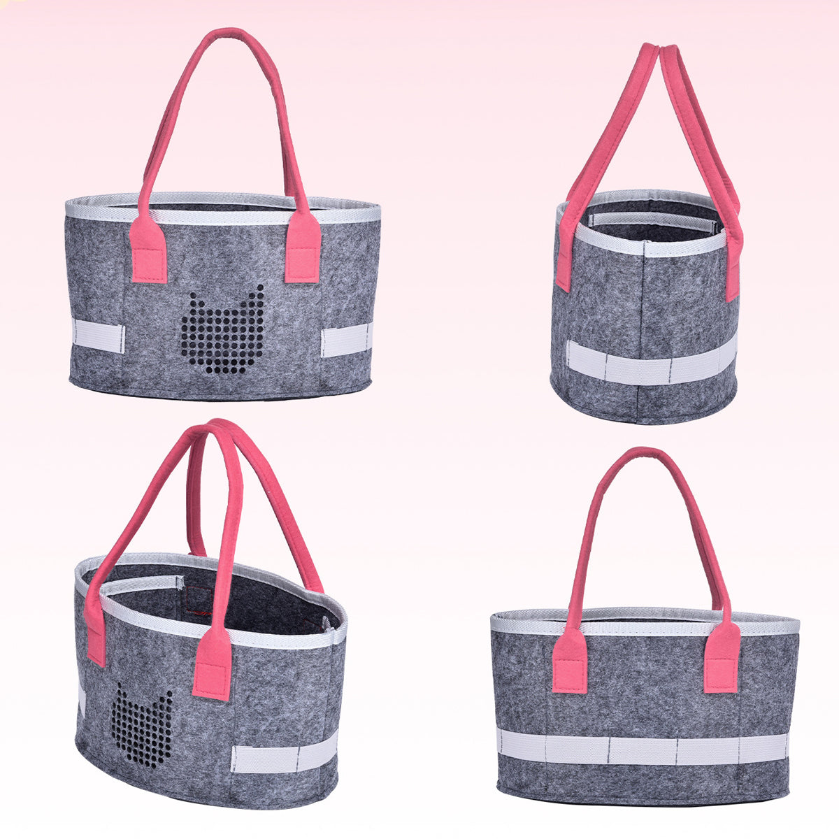 Premium Felt Doll Storage Bags – 2 Pack