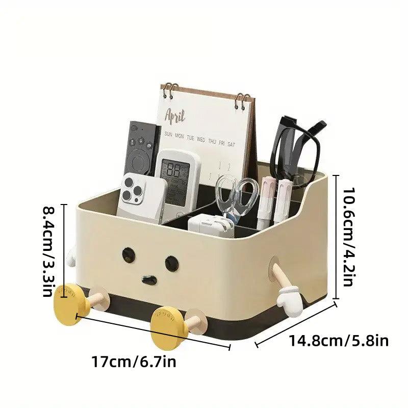 Premium Desktop Organiser Storage Box – Standing Open Compartments