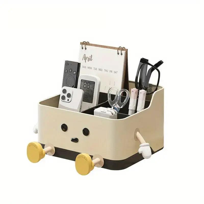 Premium Desktop Organiser Storage Box – Standing Open Compartments