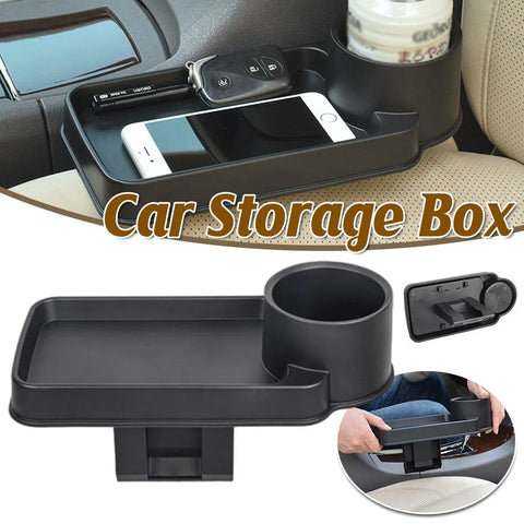 Premium Car Seat Gap Storage Box Cup Holder Organiser