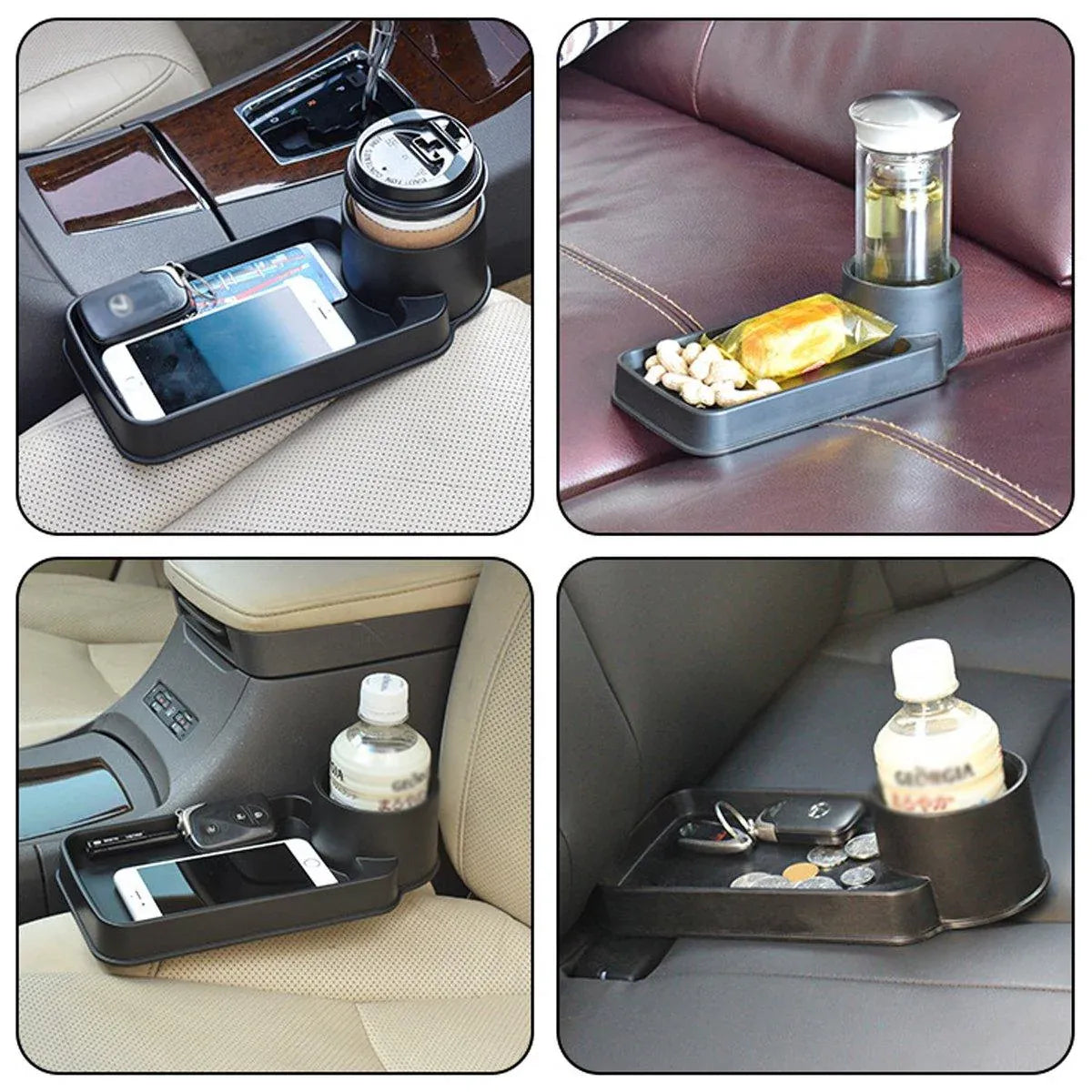 Premium Car Seat Gap Storage Box Cup Holder Organiser