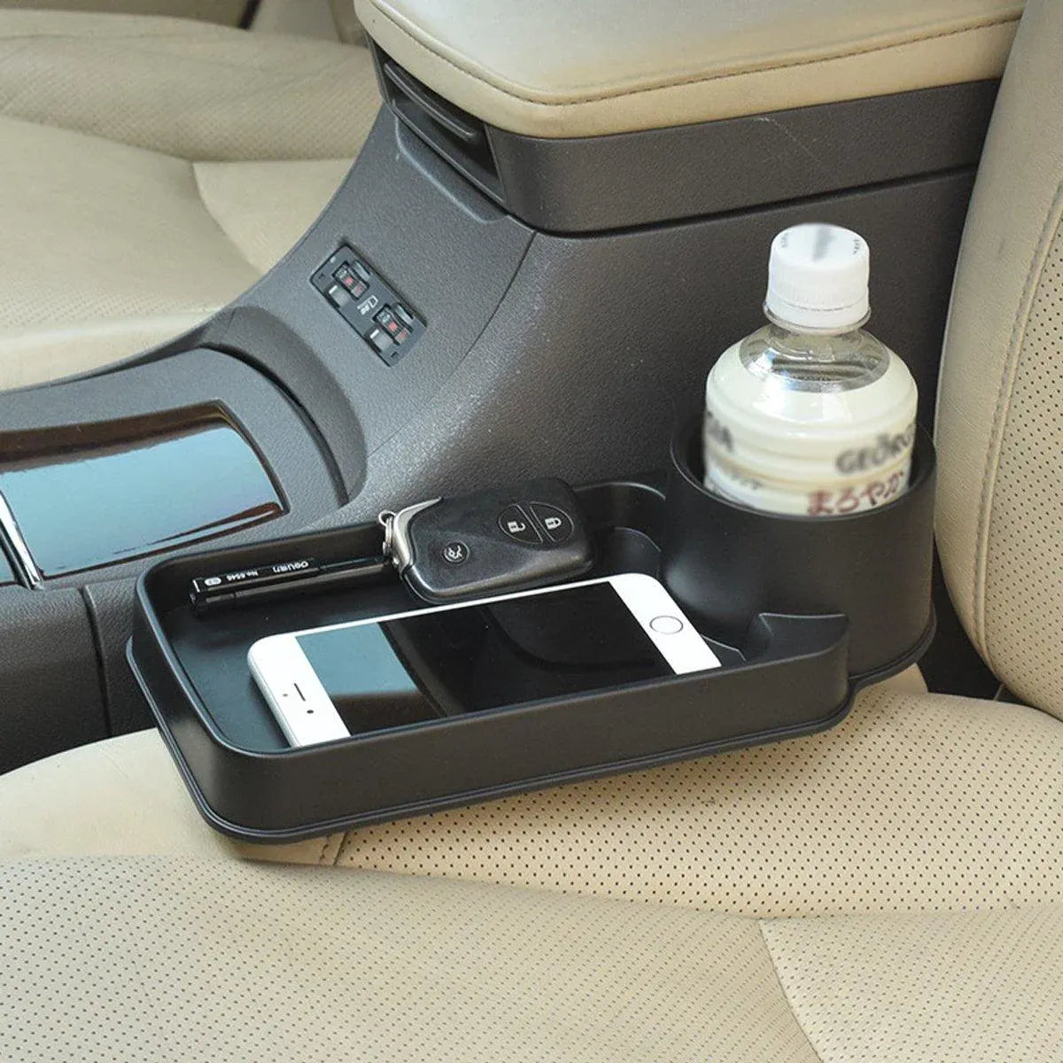 Premium Car Seat Gap Storage Box Cup Holder Organiser