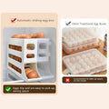 Premium Automatic Scrolling Egg Holder – Grey 4-Tier