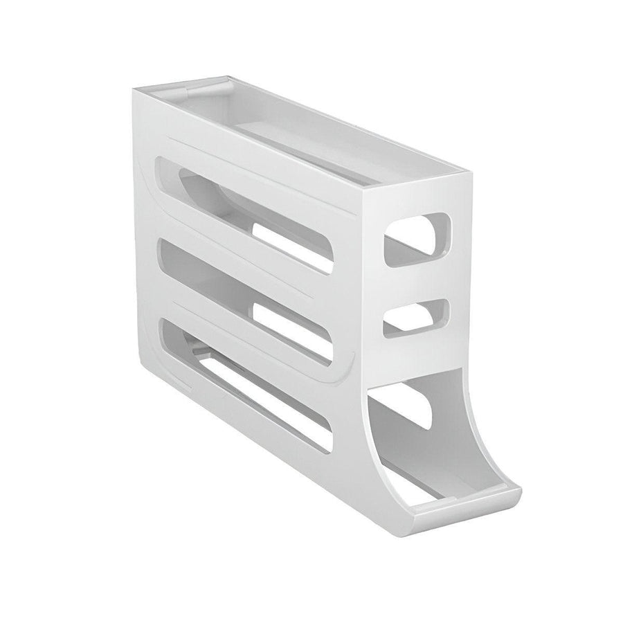 Premium Automatic Scrolling Egg Holder – Grey 4-Tier
