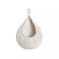 Premium Cotton Rope Wall Hanging Storage Basket – XL 33 x 27cm