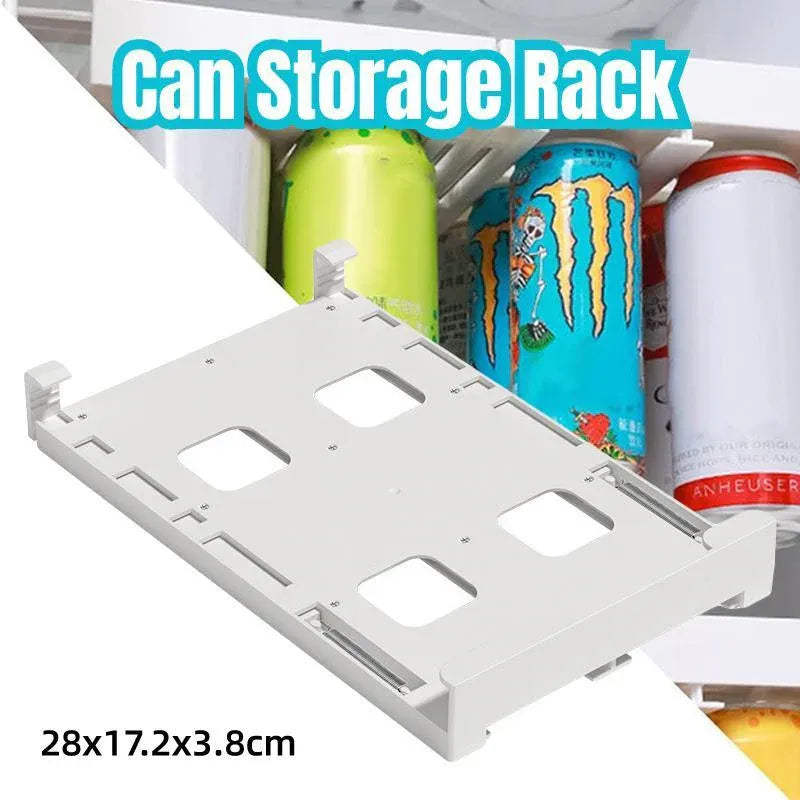 Premium Refrigerator Hanging Can Organiser – 8 Can Capacity