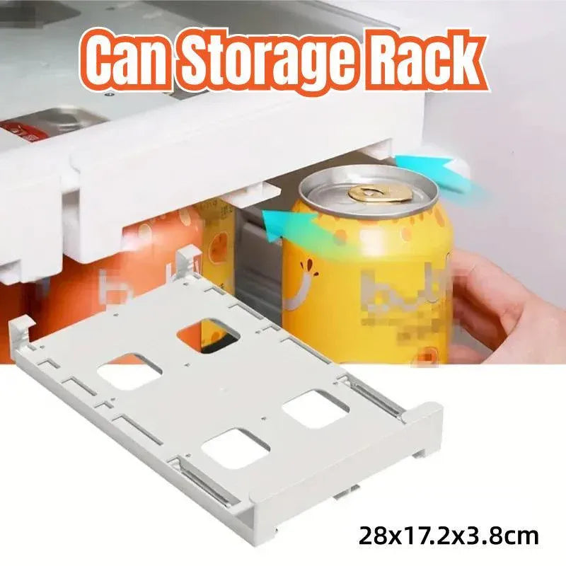 Premium Refrigerator Hanging Can Organiser – 8 Can Capacity