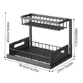 Removable Kitchen Storage Rack with Drawer Basket Organizer - SuperSaverAU - view 3