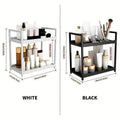 Premium Multi-Layer Cosmetic Storage Rack – Black