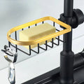 Premium Stainless Steel Adjustable Faucet Sink Shelf 180 Degree Drainage Rack