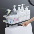 Storage Rack 1Tier Space Saver Over The Toilet Steel Bathroom Shelf Organizer - White - SuperSaverAU - view 4