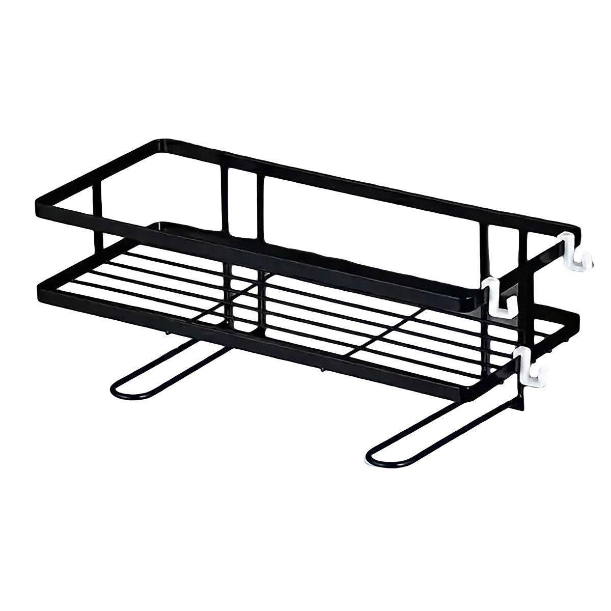 Storage Rack 1Tier Space Saver Over The Toilet Steel Bathroom Shelf Organizer - White - SuperSaverAU - view 5