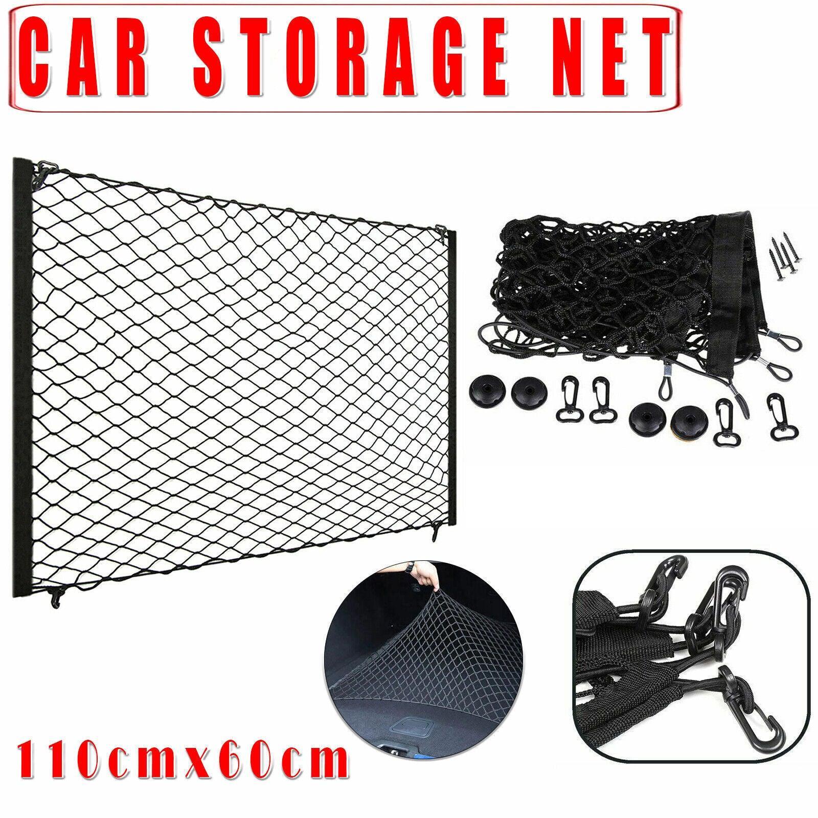 Premium Universal Car Boot Cargo Net Organiser 110x60cm