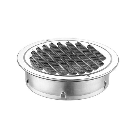 Premium 150mm Stainless Steel Exhaust Fan Vent Outlet Flat Hood