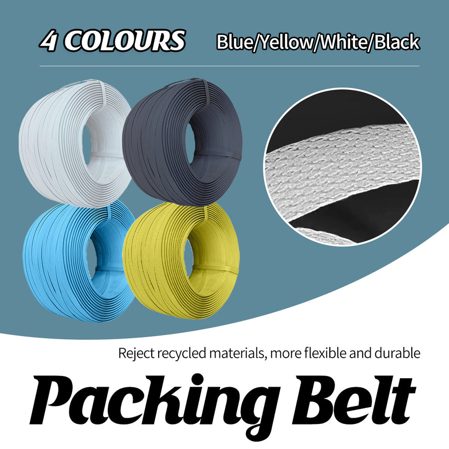 Blue Packing Strap Roll 15MM - Heavy Duty, 500kg Tensile Strength, Durable - SuperSaverAU - view 1