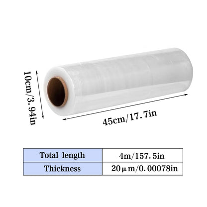 PE Stretch Film 45CM Wide 400M Logistics Packaging Roll