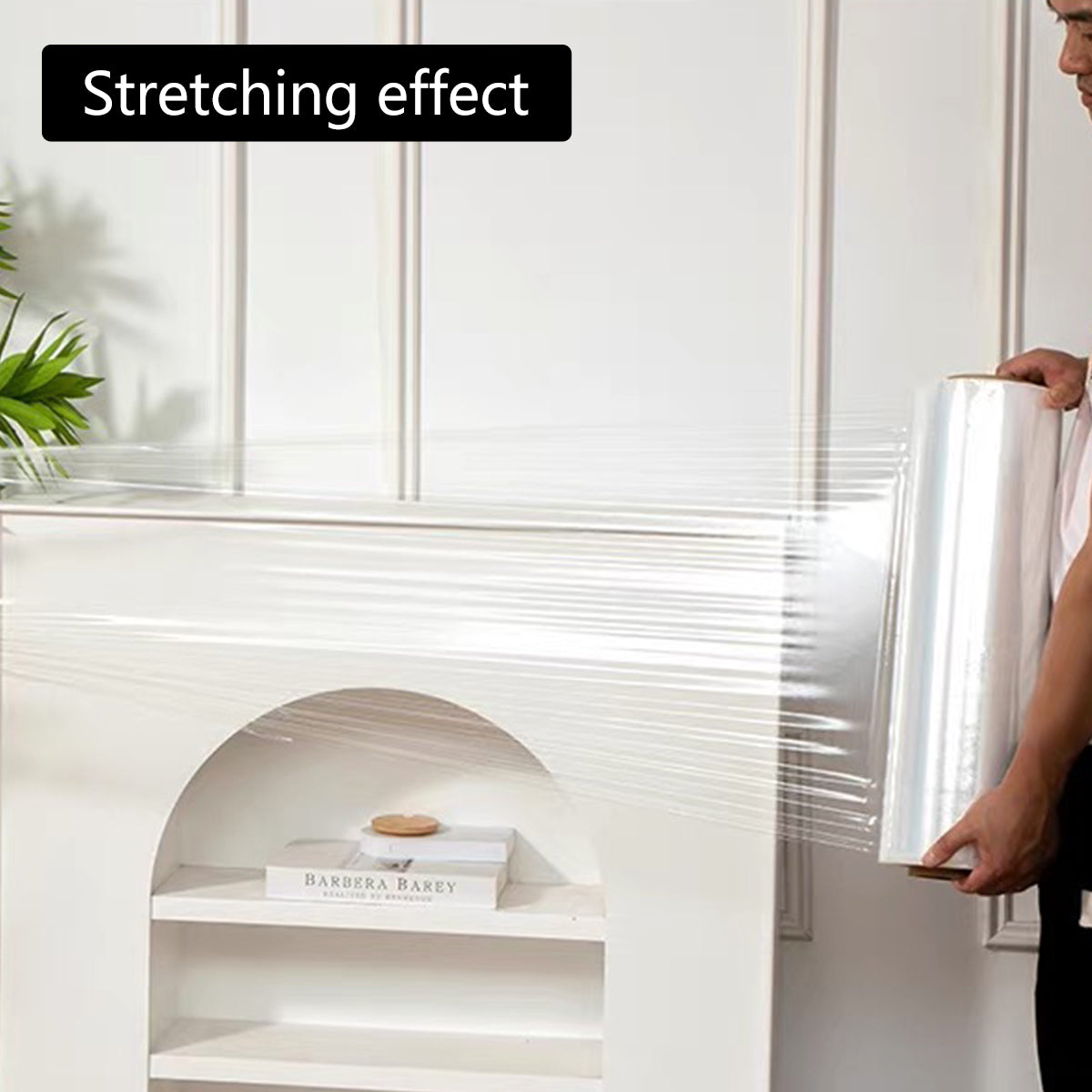 PE Stretch Film 45CM Wide 400M Logistics Packaging Roll