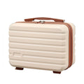 14-Inch Portable Mini Suitcase - Multi-Purpose Travel Storage Box - White - SuperSaverAU - view 4