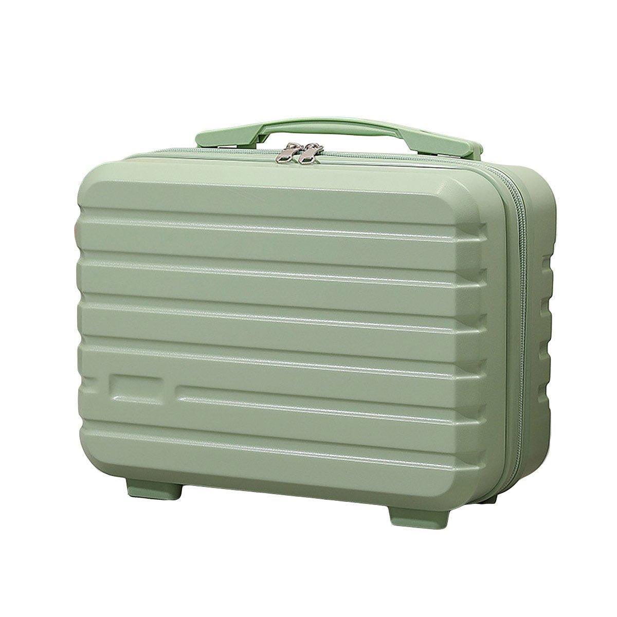 14-Inch Portable Mini Suitcase - Multi-Purpose Travel Storage Box - White