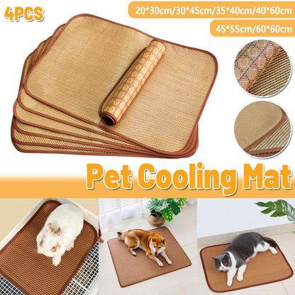 Pet Mat Kennel Cushion Dog Cat Bed Sleeping Pad Soft Washable for Crate Floor - 60x60cm