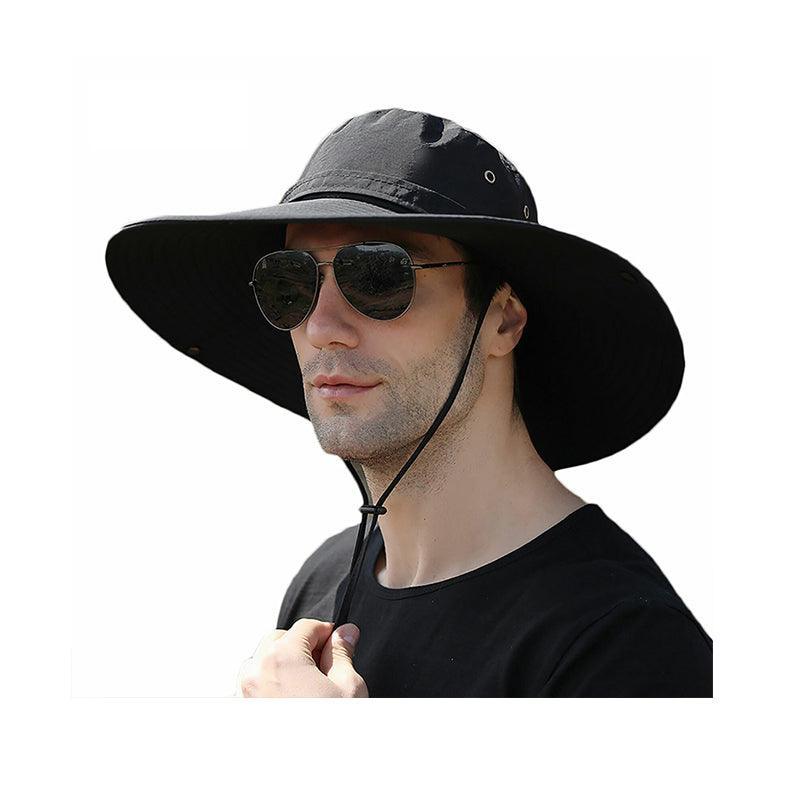 Premium Coffee Outdoor UV Protection Wide Brim Quick Dry Sun Hat