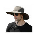 Premium Grey Outdoor UV Protection Wide Brim Quick Dry Sun Hat