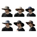 Premium Navy Outdoor UV Protection Wide Brim Quick Dry Sun Hat