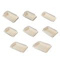50pcs Eco-Friendly Sushi Box Rectangular Biodegradable Lunch Packaging Plate - 16.4 cm x 11.4 cm x 4.5 cm - SuperSaverAU - view 2