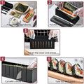 Premium DIY Sushi Maker Kit – Food-Grade Plastic 13 Piece