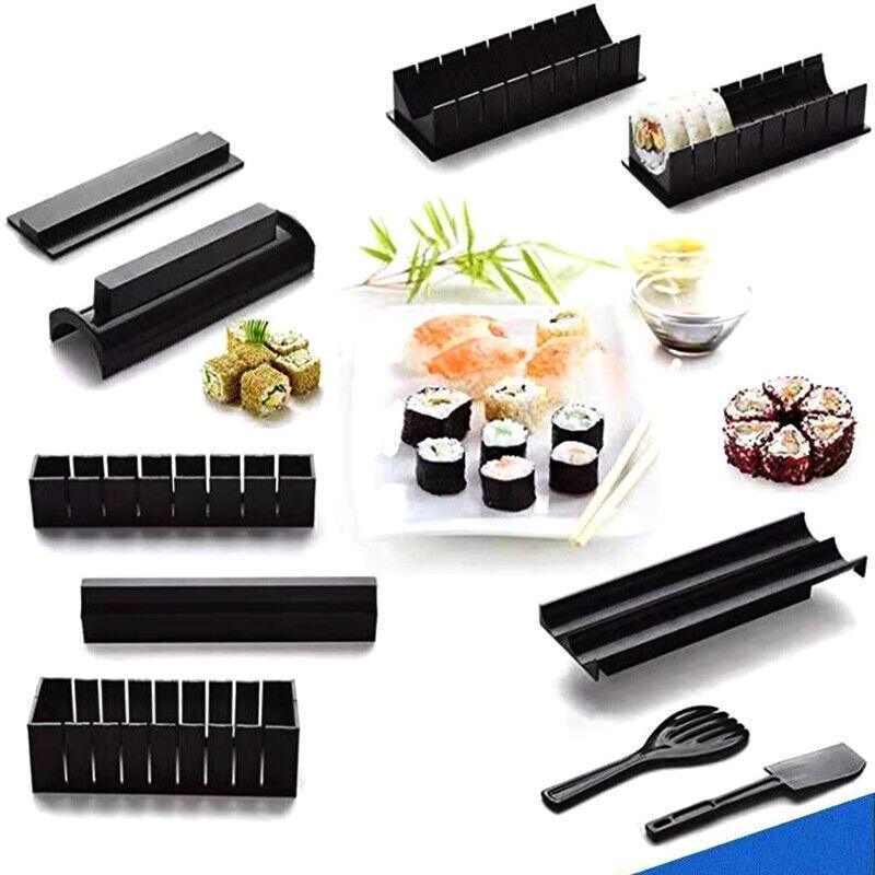 Premium DIY Sushi Maker Kit – Food-Grade Plastic 13 Piece