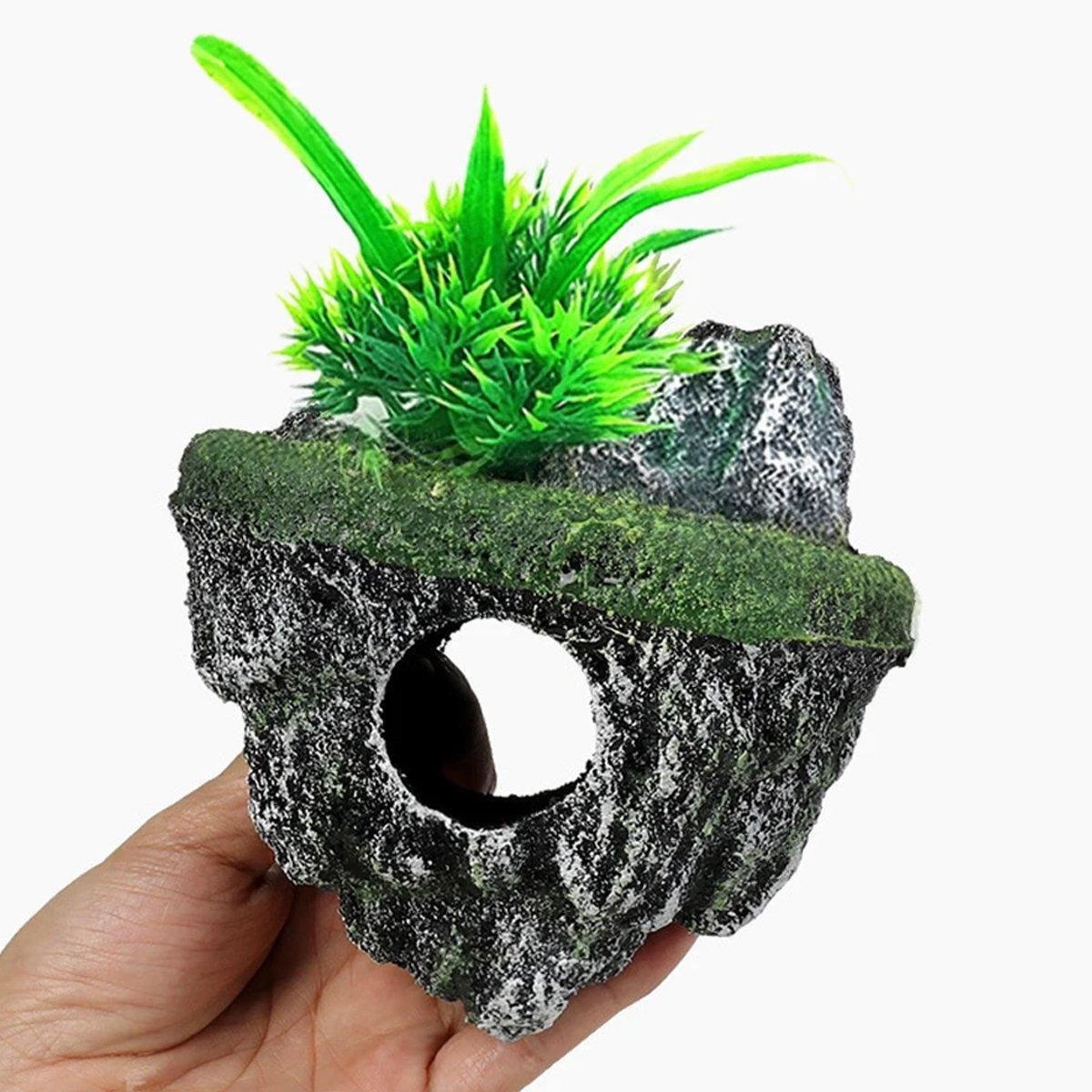 Premium Fish Tank Hoverstone Aquascape Ornament - S