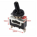 Premium 10PCS 12V Waterproof SPST On Off Toggle Switches