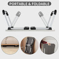 Premium Folding Laptop Bed Table - White with Cup Slot & Tablet Stand - SuperSaverAU - view 5