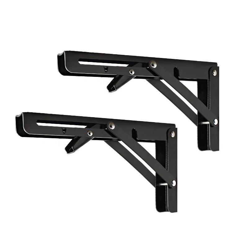 Traderight Table Bracket Folding Stainless Steel 150KG Wall Shelf Bench 2PCS - White 20in - SuperSaverAU - view 4