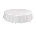 10pcs Round Tablecloth Solid Color Waterproof PEVA Table Cover 213cm Diameter - Red - SuperSaverAU - view 5