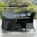 Premium Waterproof Outdoor Furniture Cover – Black 120 x 120 x 74cm