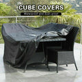 Premium Waterproof Outdoor Furniture Cover – Black 126 x 126 x 74cm