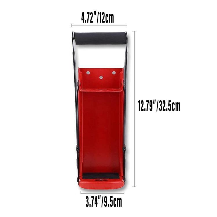 Premium Black Wall Mounted Can Crusher 12oz 16oz with Bottle Opener