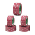 5pcs Cute Personality Packing Sealing Tape Adhesive Heart Design Colourful Glue - Pink - SuperSaverAU - view 5