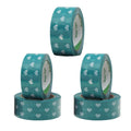 5pcs Cute Personality Packing Sealing Tape Adhesive Heart Design Colourful Glue - Pink - SuperSaverAU - view 6