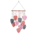 Handmade Braided Cotton Rope Wall Hanging - Green, 90cm x 40cm, Eco-Friendly - SuperSaverAU - view 5
