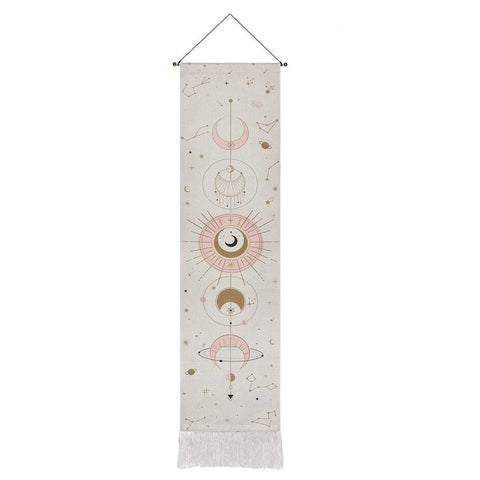 Premium Bohemian Wall Hanging Tapestry – Flower White
