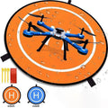 DJI Drone Landing Pad 110CM Fast-Fold Helipad for Mavic Pro - Blue & Orange - SuperSaverAU - view 4