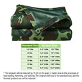 Premium Camouflage PVC Tarpaulin Tarp – 3 x 3m