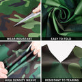 Premium Camouflage PVC Tarpaulin Tarp – 3 x 3m