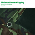 Premium Camouflage PVC Tarpaulin Tarp – 3 x 3m