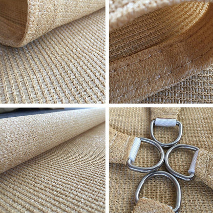 Outdoor Breathable Shade Sail Canopy Triangle Square 3*6m UV Protection